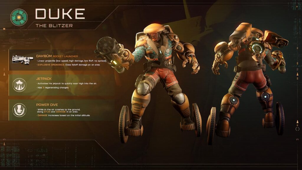 Duke - The Blitzer is a character in The Harvest Game, new MOBA in the NFT gaming space