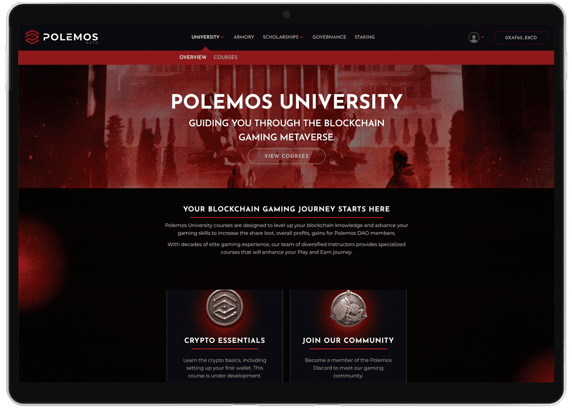 Polemos University: Learn about Blockchain Games (P2E) - Polemos Forge